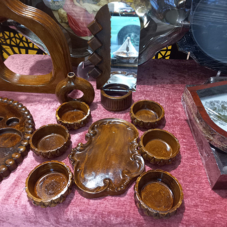 هفت سین طرح چوب، سنگ مصنوعی